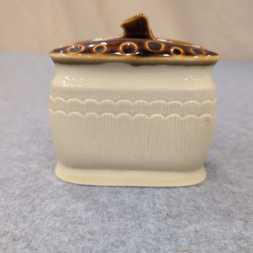 Vintage Mushroom Ceramic Napkin Holder Salt and Pepper Shakers Set Made in Japan - Picture 7 of 10
